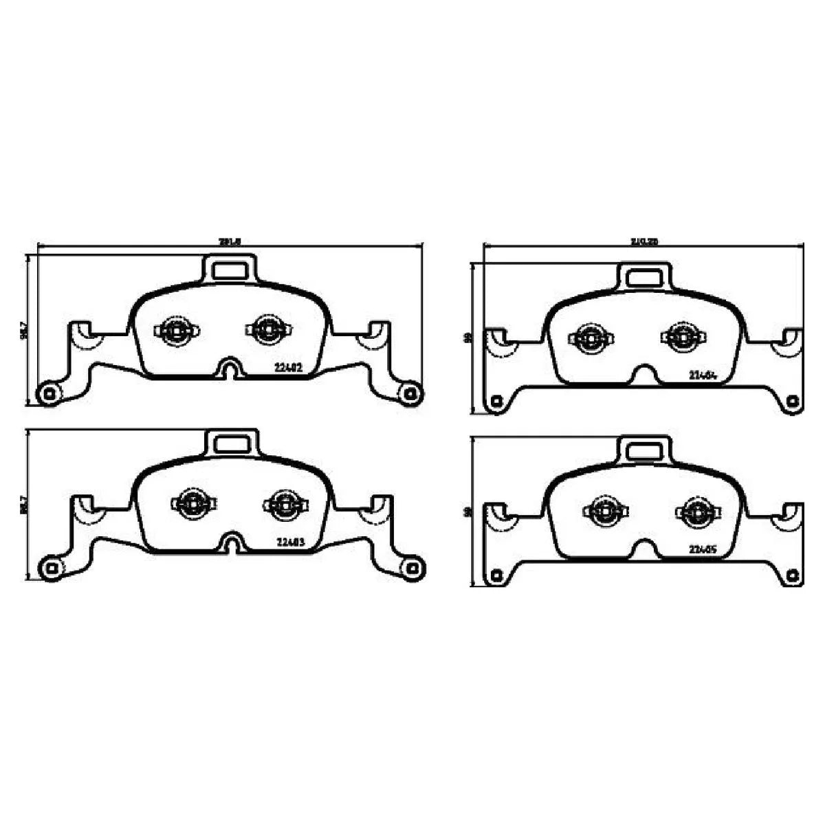 Pastilha Dianteira Cerâmica Fras-le Audi A4 2.0 TFSI 2015-2021