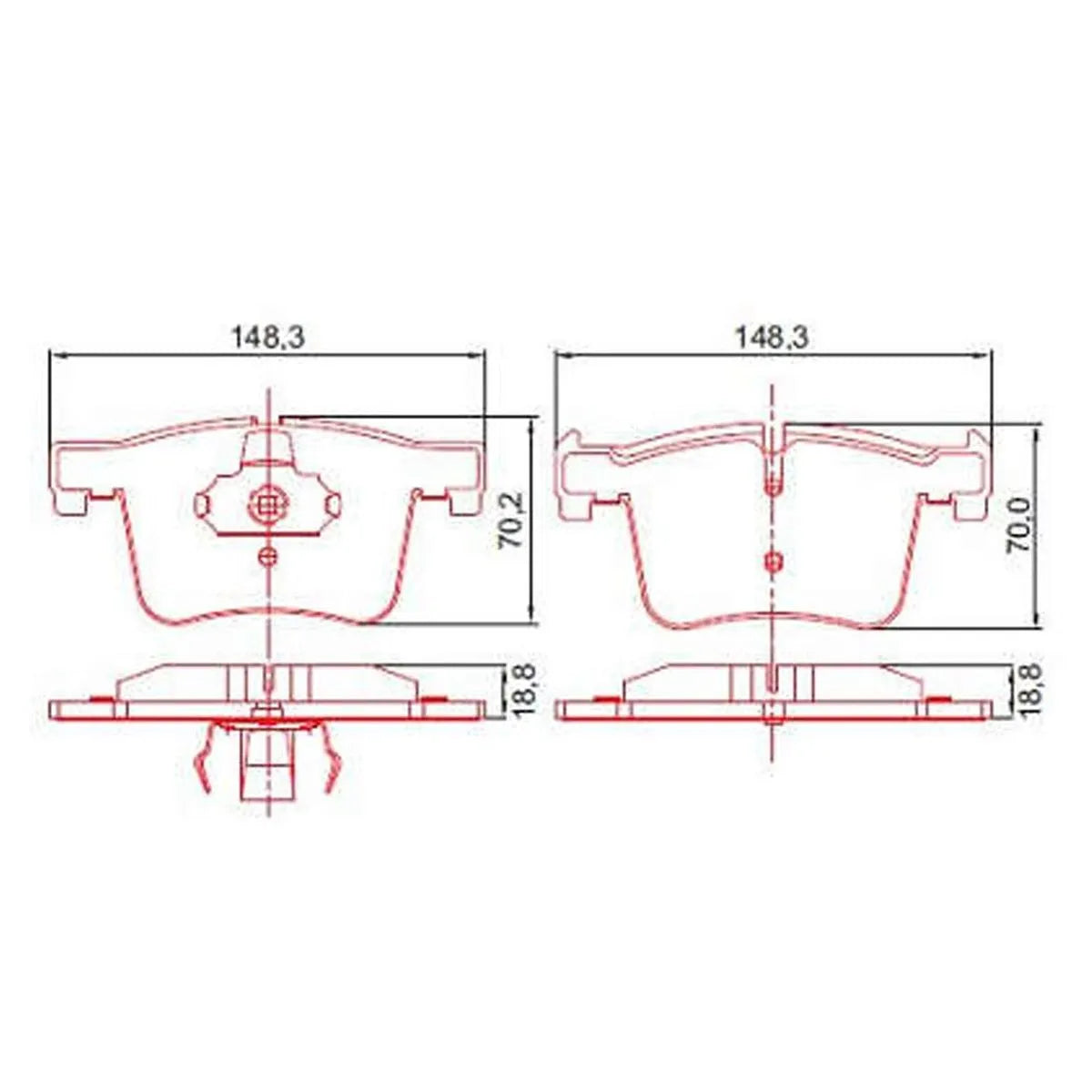 Pastilha Dianteira Cerâmica Fras-le BMW 118 2010-2015 Série F20